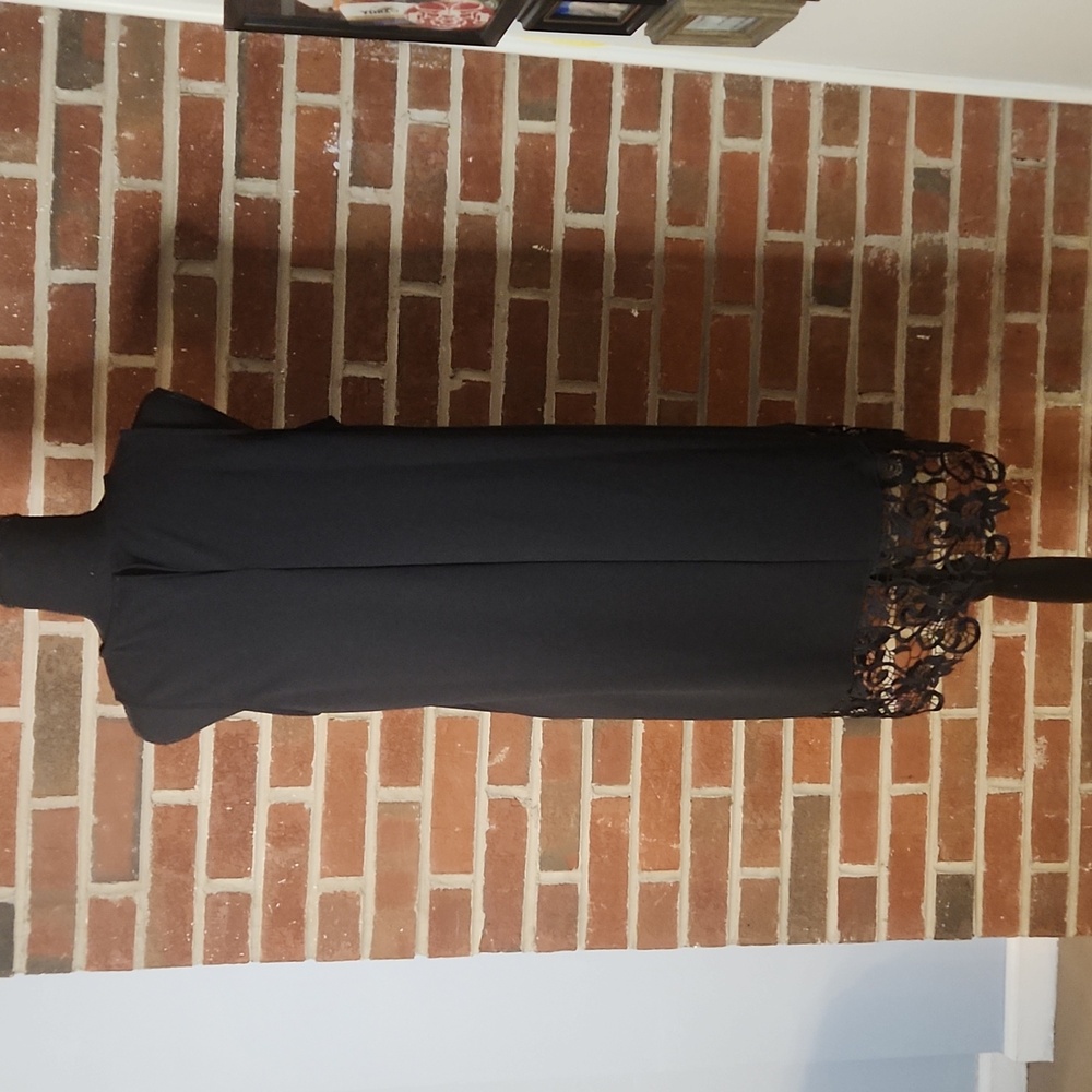 Marina black sheath dress, size 8 - Picture 3 of 5